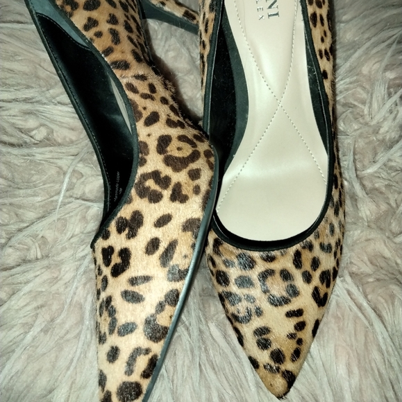 Alfani Stepnflex cheetah print high heels - Picture 2 of 5